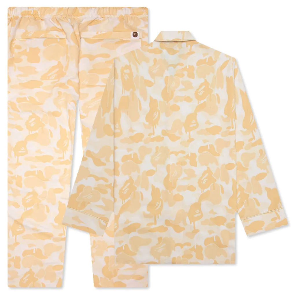 Valentine Chocolate Camo Pajamas - Ivory