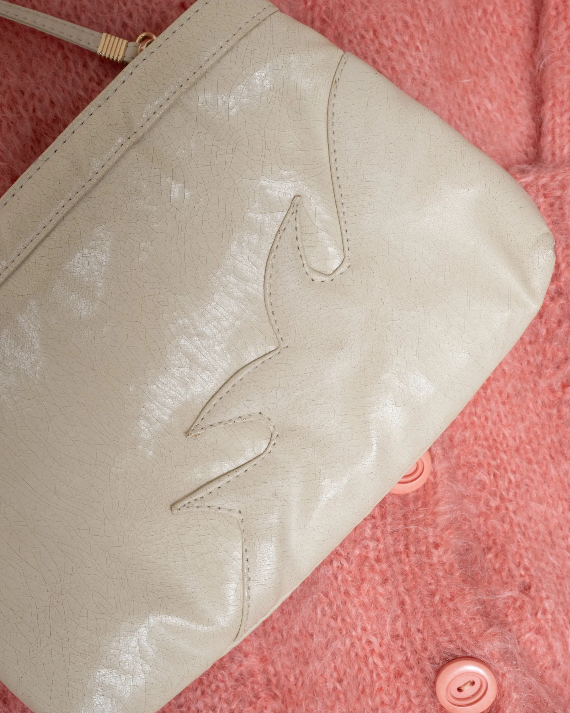 Vintage 80s Creme LE PRIVE Bag