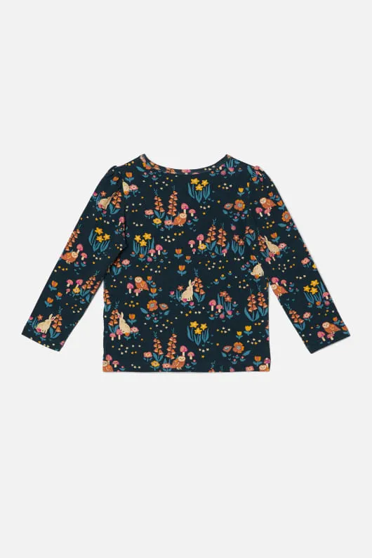 Whimsical Night Kids LS Tee