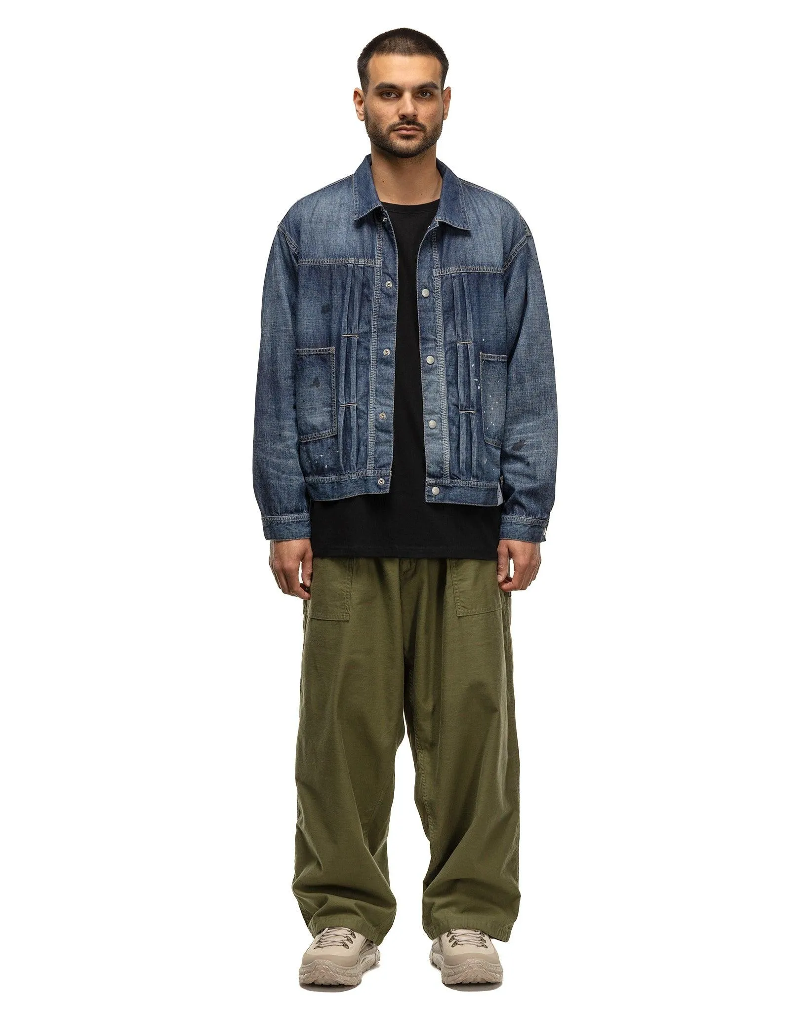 Wide Baker Pants Olive Drab