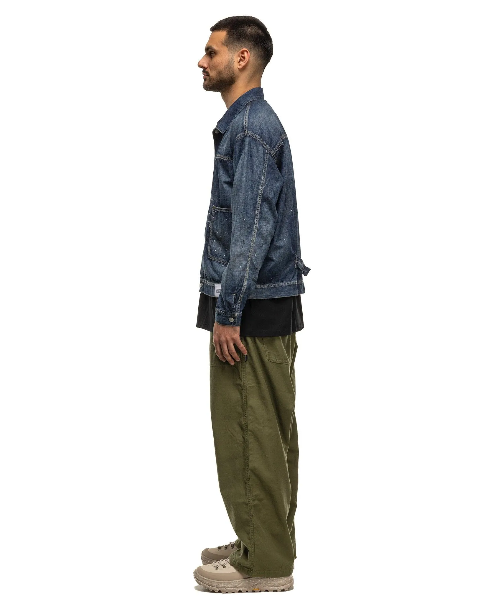 Wide Baker Pants Olive Drab