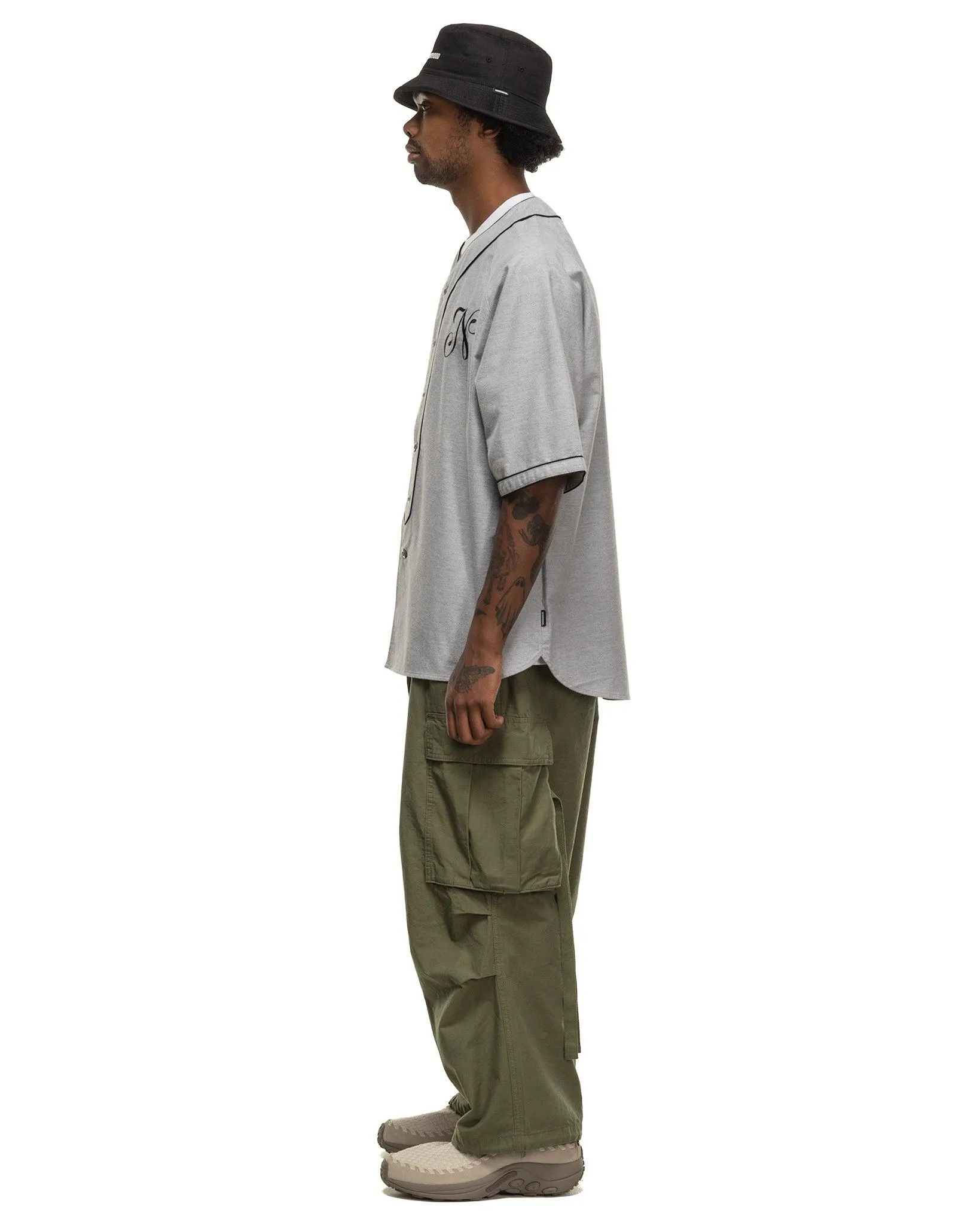 Wide Cargo Pants Olive Drab