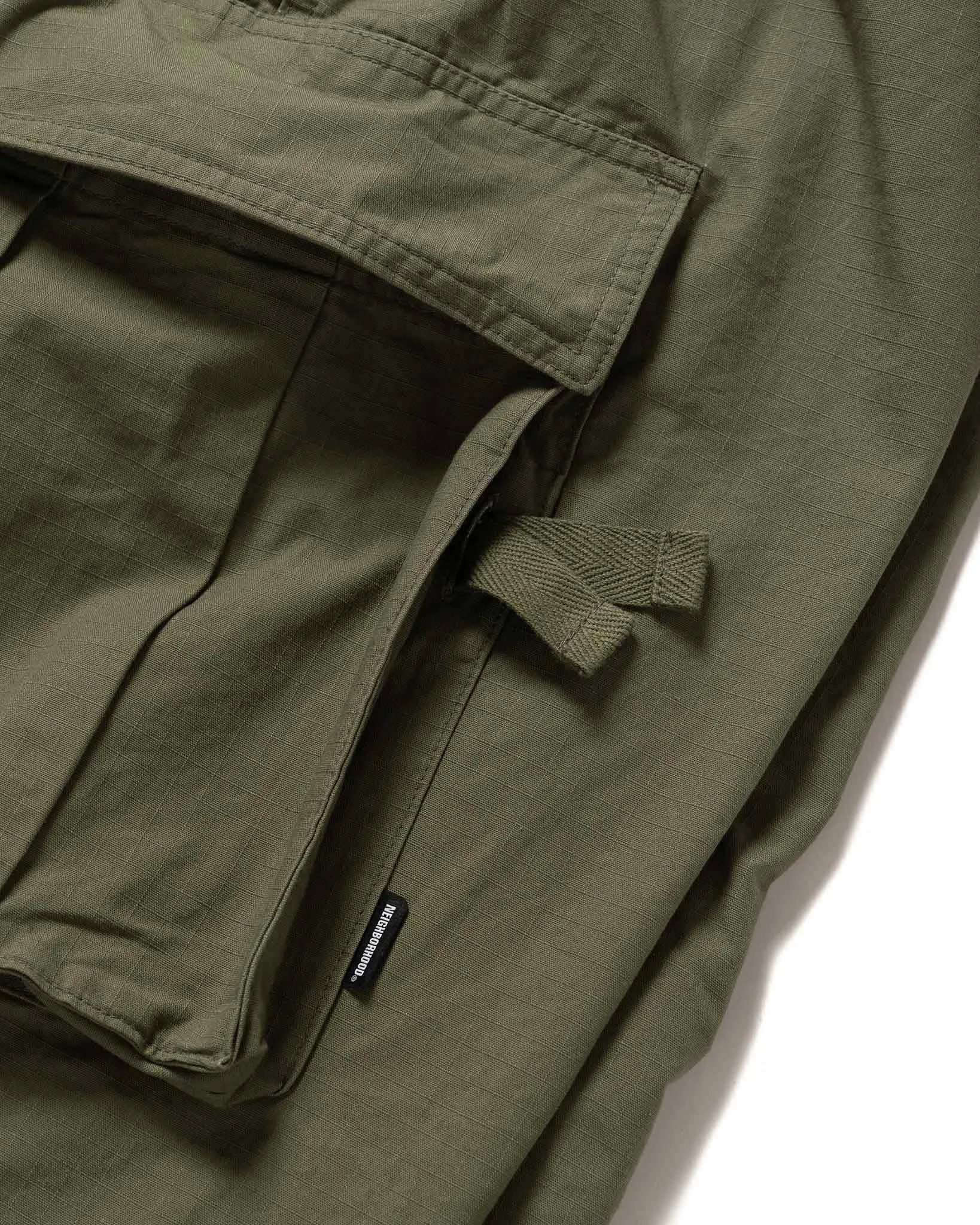 Wide Cargo Pants Olive Drab