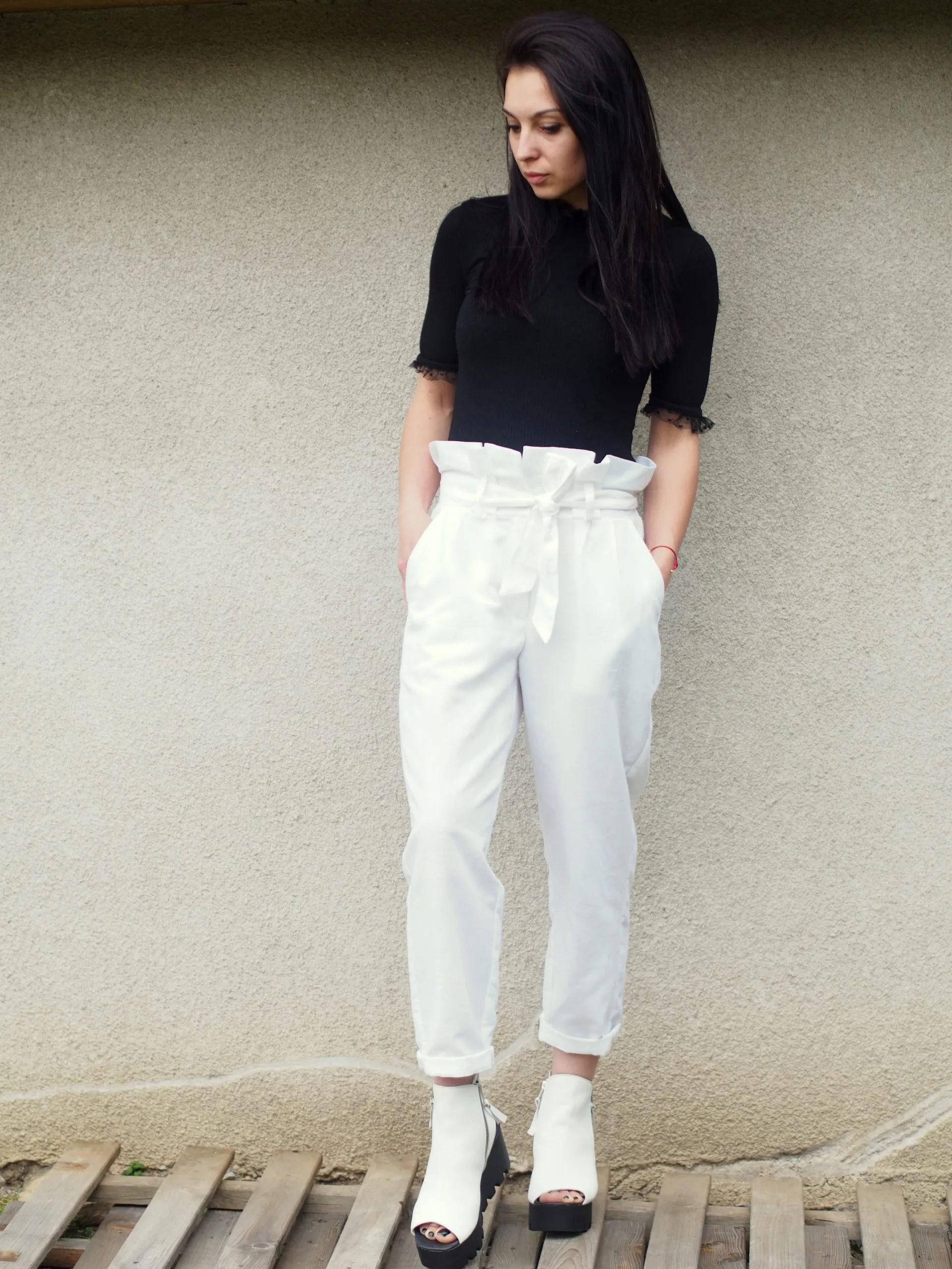 Women linen pants,White linen pants,Wide leg linen pants,Palazzo linen pants