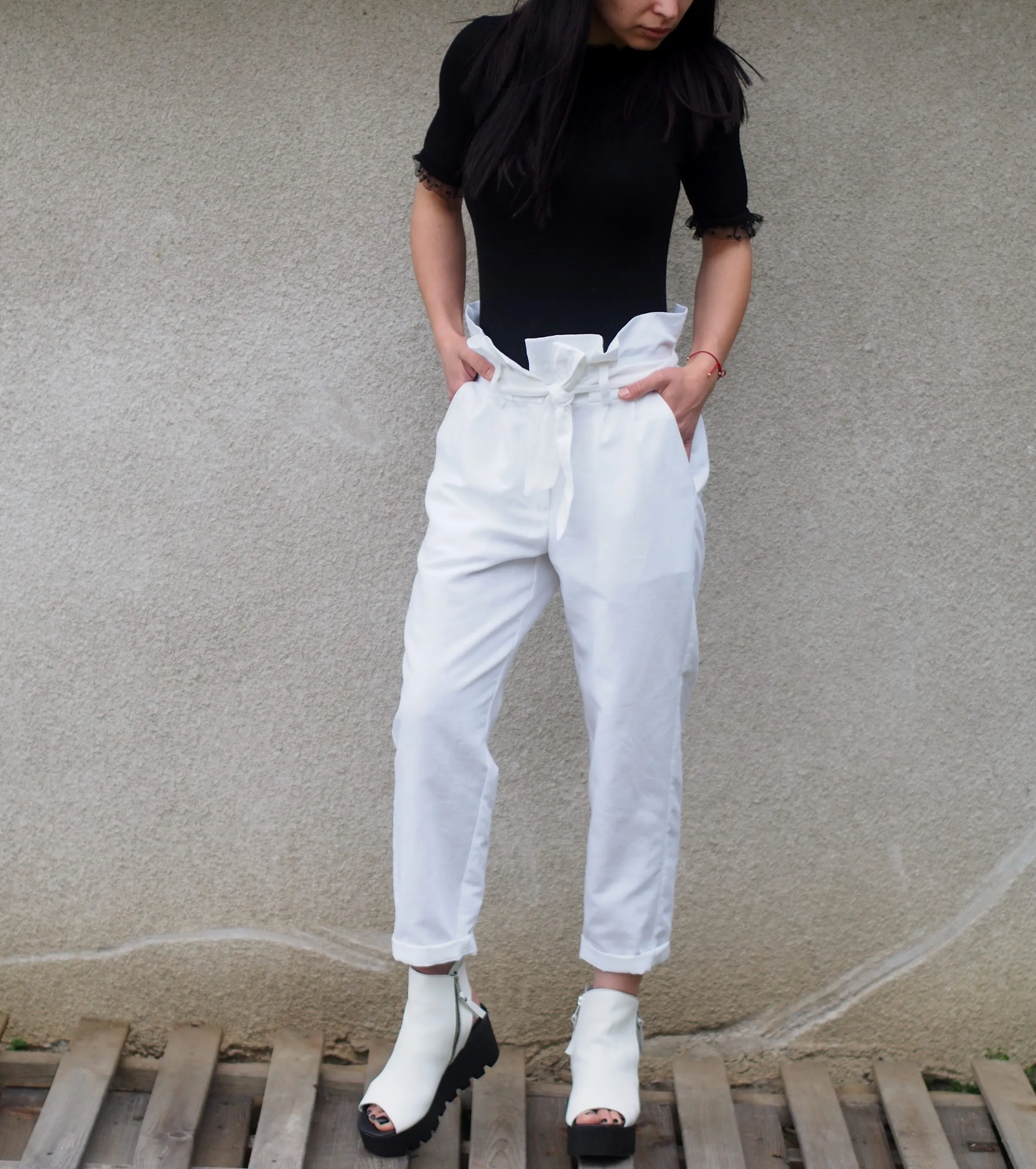 Women linen pants,White linen pants,Wide leg linen pants,Palazzo linen pants