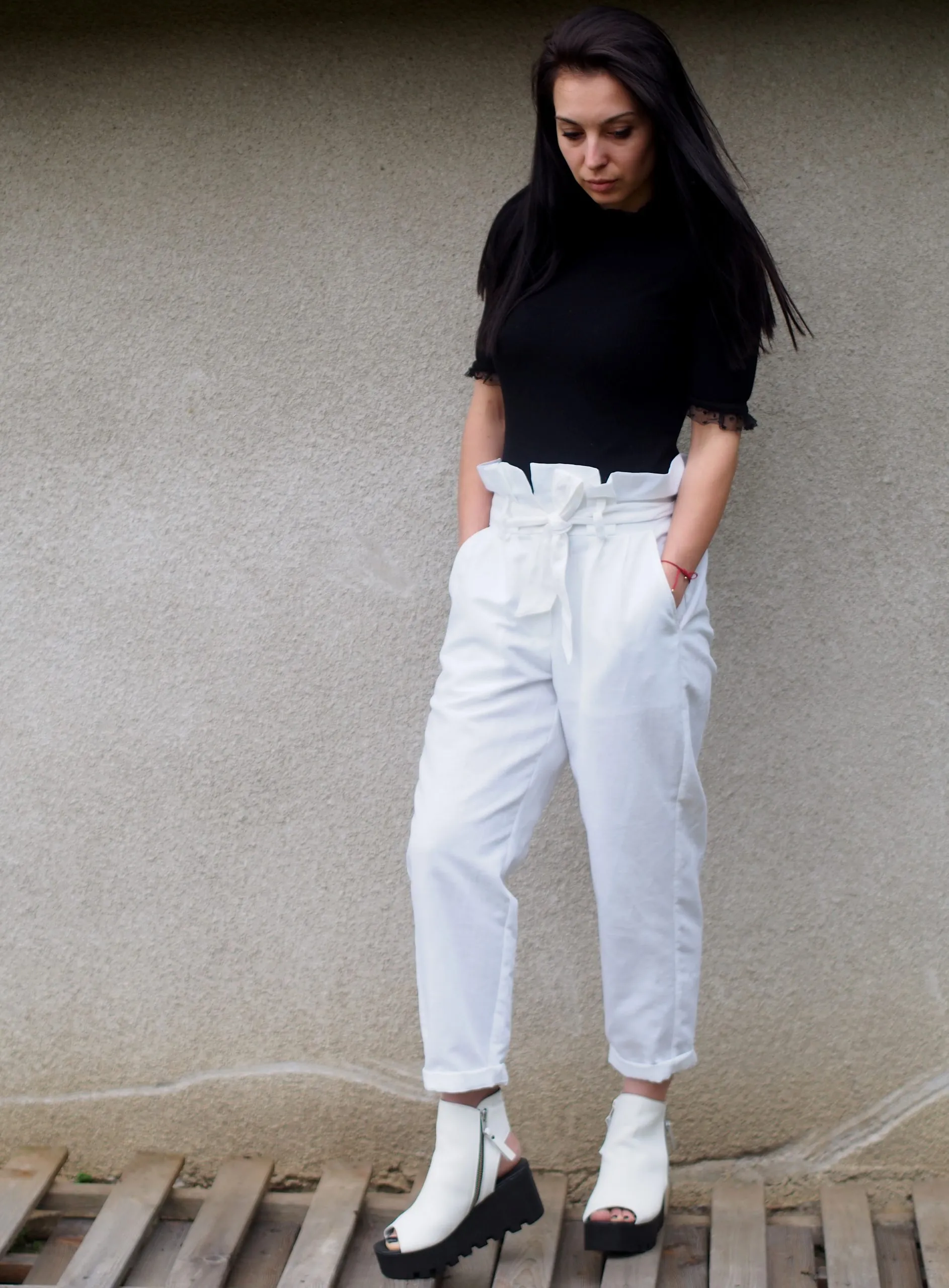 Women linen pants,White linen pants,Wide leg linen pants,Palazzo linen pants