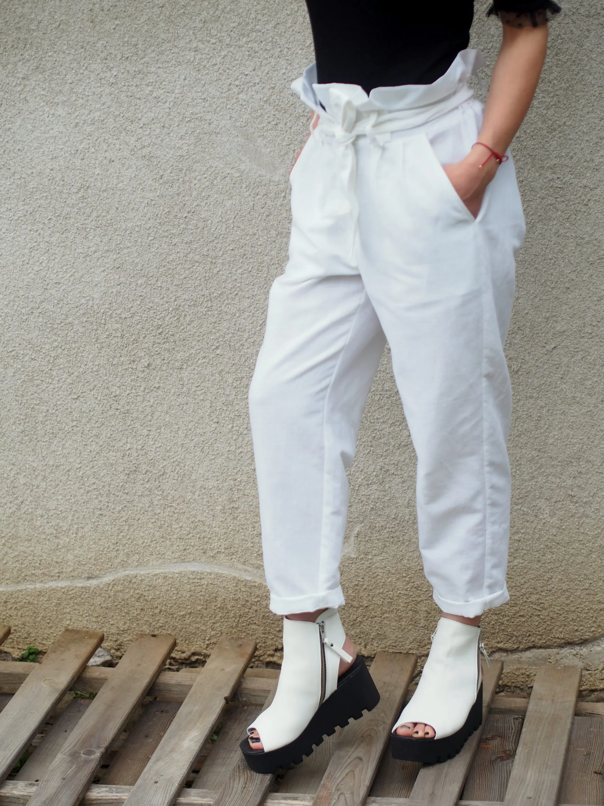 Women linen pants,White linen pants,Wide leg linen pants,Palazzo linen pants