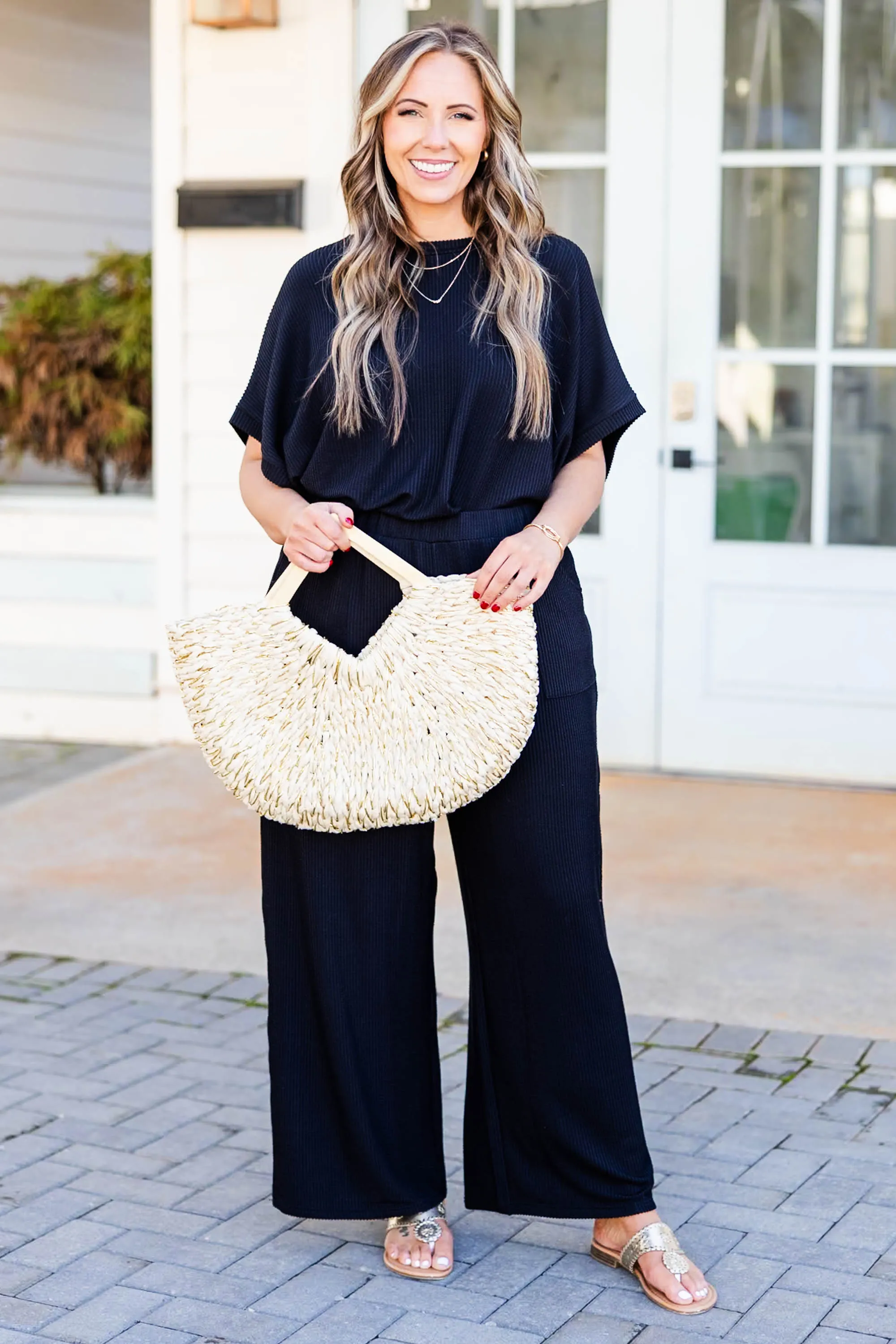 You Know Knit Pants, Black