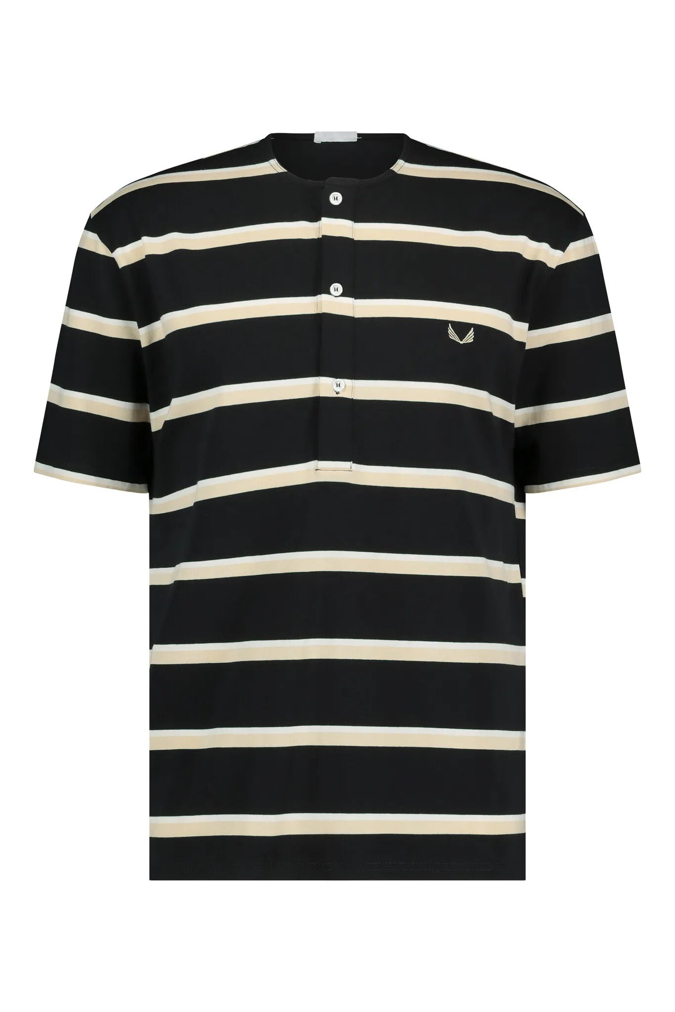 Zumo Oversized T-shirts BUXTON-3-STRIPE BlackSandCream